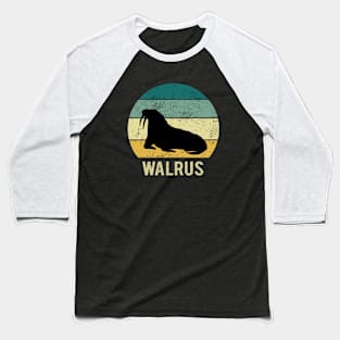 Walrus At Sunset A Gift For Walrus Lovers Baseball T-Shirt